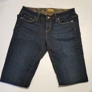 Paige Blue Denim Jeans Womens Size 29 Boot Cut